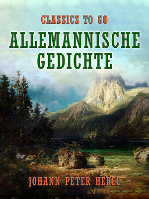cover image of Allemannische Gedichte